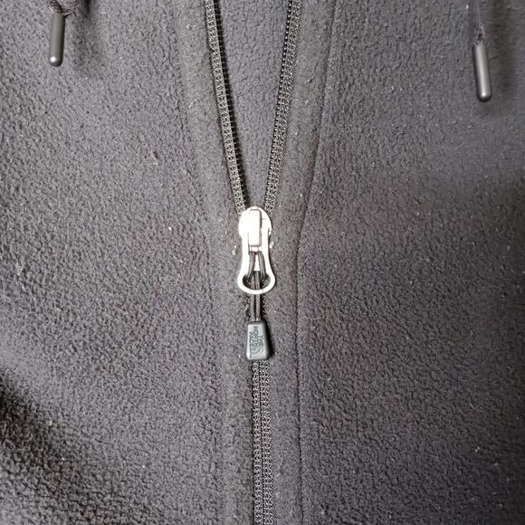 The North Face Black Full Zip Jacket w/Hood - Picture 4 of 8